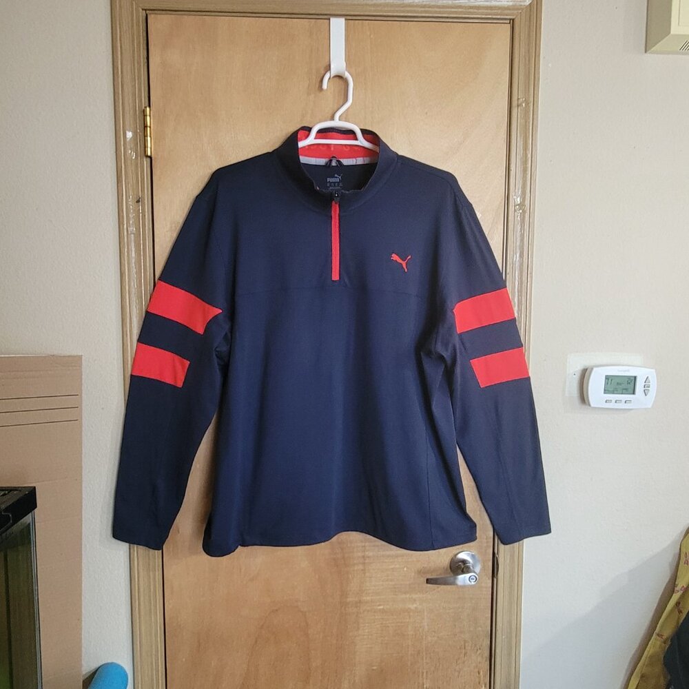 Puma Golf Shirt  Size XXL  Long Sleeve Quarter Zip